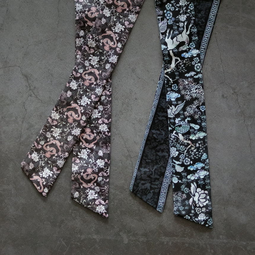 Twilly Scarf – Sipjangsaeng(십장생) & Dragon Design