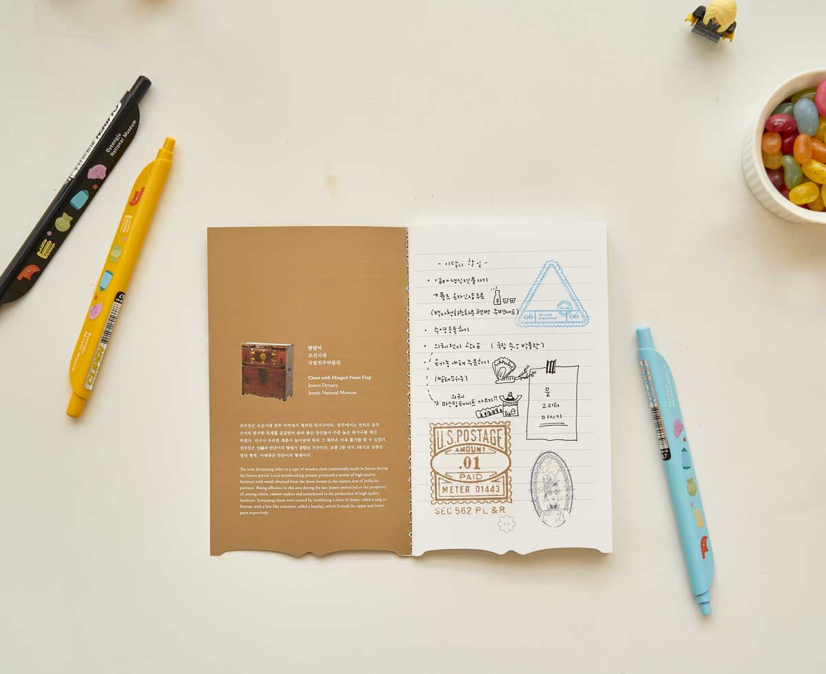 Jeonju Chest (전주반닫이) Mini Notebook