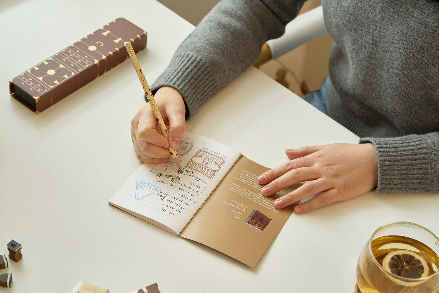 Jeonju Chest (전주반닫이) Mini Notebook