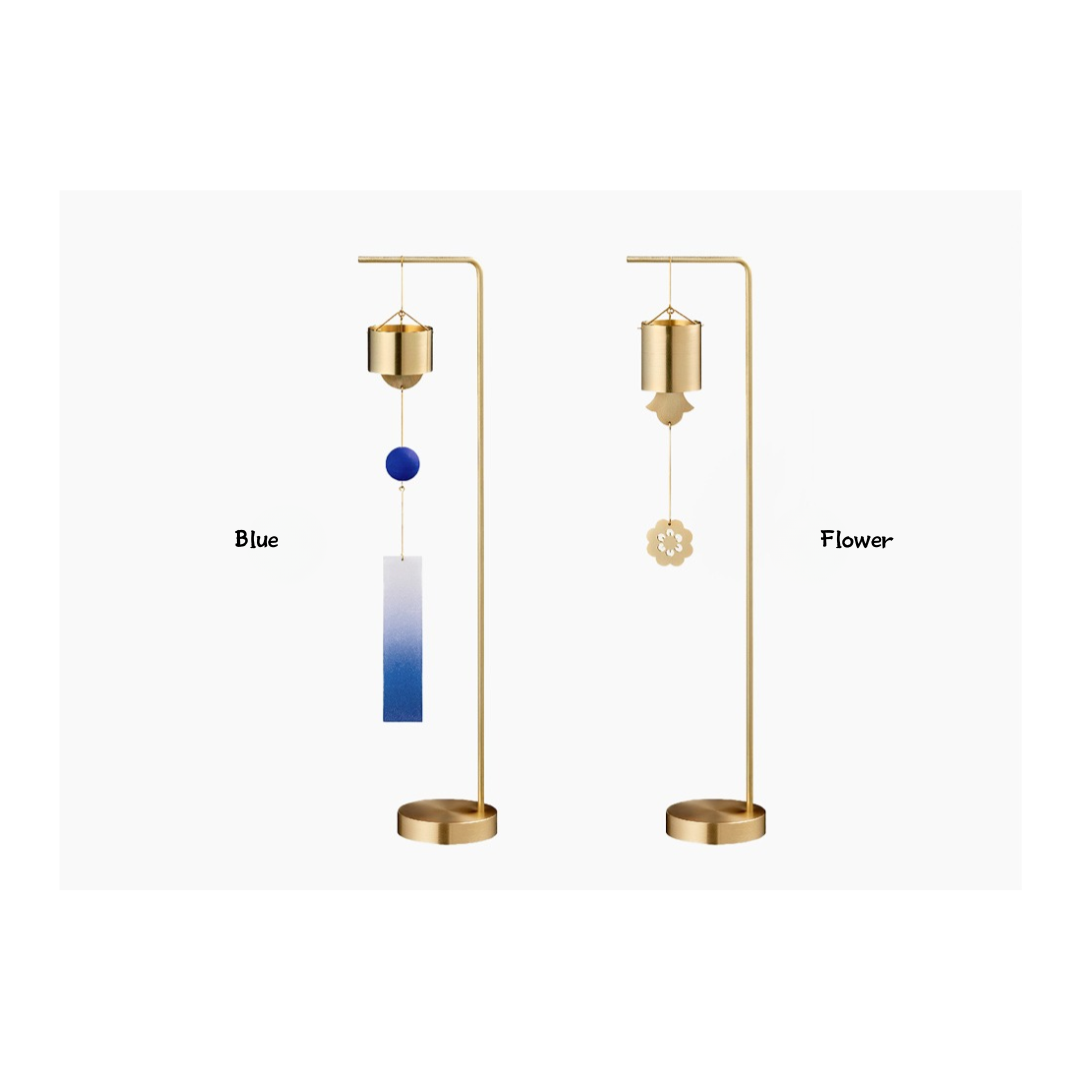 Brass Wind Chime by Bang Yoon-jeong – Lifestyle, On Desk or Windowsill | PEUM Korean Houseware
