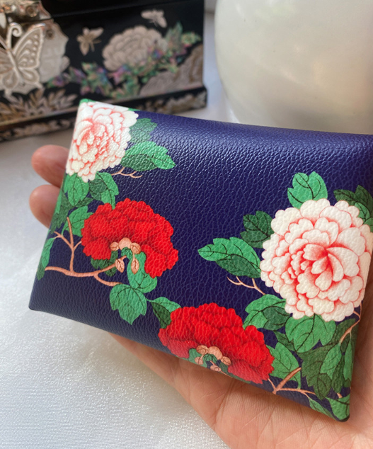 Osaek Mini Card Wallet – Korean Folk Art Edition