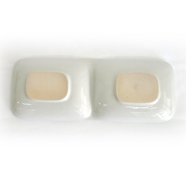 Gobaekja Chrysanthemumn Two-Section Plate 24.5cm