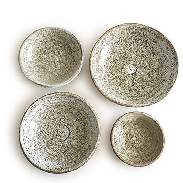 Cheonmok White Round Side Dish – 14.5cm