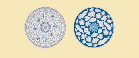 Kim Tae-san White Porcelain Pattern Ceramic Coaster (백자)