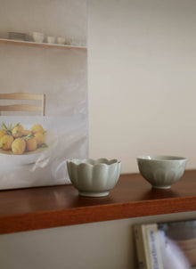 MU:DS x MUJAGI Celadon Cup Set – Cup Base and Kiln Mark | PEUM Korean Houseware
