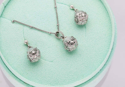 Hyangro Celadon Jewellery Set – Necklace & Earrings (2 options)