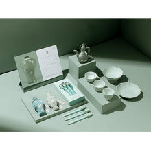 MUJAGI Celadon Plate Set – National Museum of Korea Edition Label | PEUM Korean Houseware