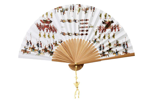 Traditional Folding Fan – Uigwe(의궤) Procession Illustration