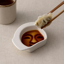 Silla Smile Sauce Bowl Set – Three Bowls Overhead | PEUM Korean Houseware