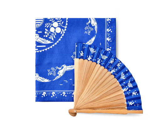 Najeon Fan & Handkerchief Set – Turtle