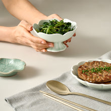 MUJAGI Celadon Plate Set – Both Plates Side by Side | PEUM Korean Houseware