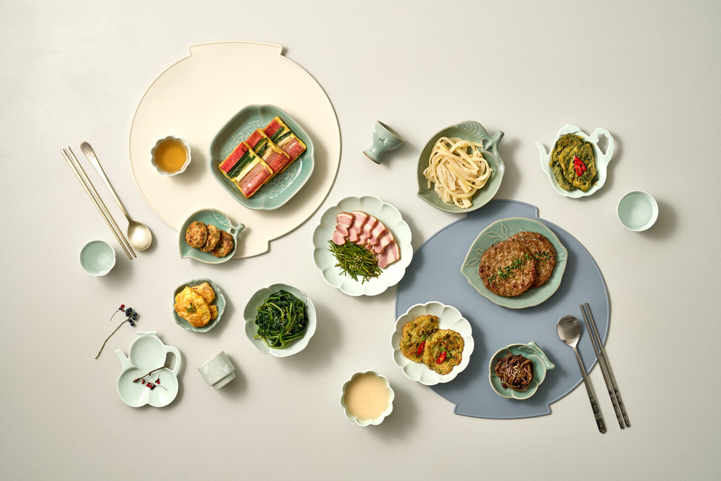 MU:DS x MUJAGI Celadon Plate Set (고려 청자)