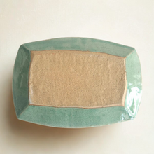 Cheong-a Oval Plate 20cm – Buncheong Surface Texture | PEUM Korean Houseware