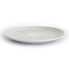 Gobaekja Chrysanthemum Plate 27cm – Speckled matte white glaze detail | PEUM Korean Houseware
