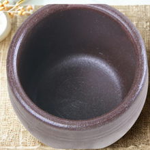 Onggi Pottery Water Cup – top-down view of cup opening and glaze | PEUM Korean Houseware