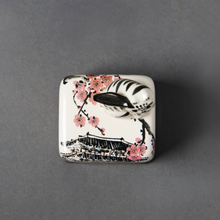 Magpie-Tiger & Sungnyemun Music Box – Detail of Magpie-Tiger ceramic motif | PEUM Korean Houseware