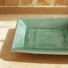Cheong-a Rectangular Bowl 17cm – Buncheong Glaze Texture | PEUM Korean Houseware