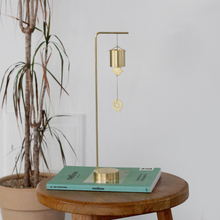 Brass Table Wind Chime – Displayed on desk as interior object | PEUM Korean Houseware