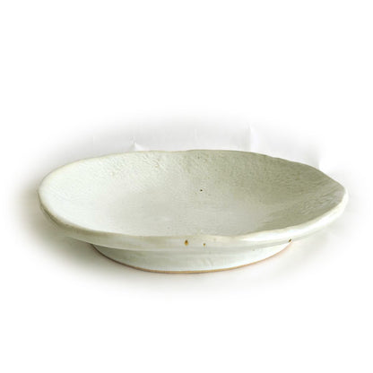 Danak Doljeobsi – Handmade Korean ceramic plate, stone-like glaze close-up | PEUM Korean Houseware