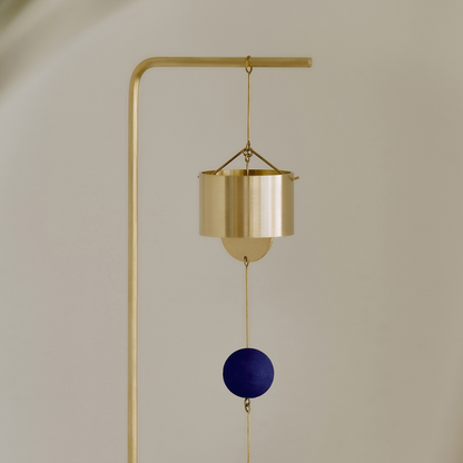Brass Table Wind Chime with Stand | by Bang Yoon-jeong (방윤정)