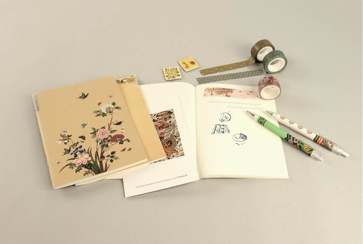 Minhwa Mini Notebook – Korean Folk Art