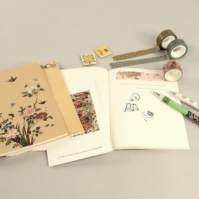 Minhwa Mini Notebook – Korean Folk Art