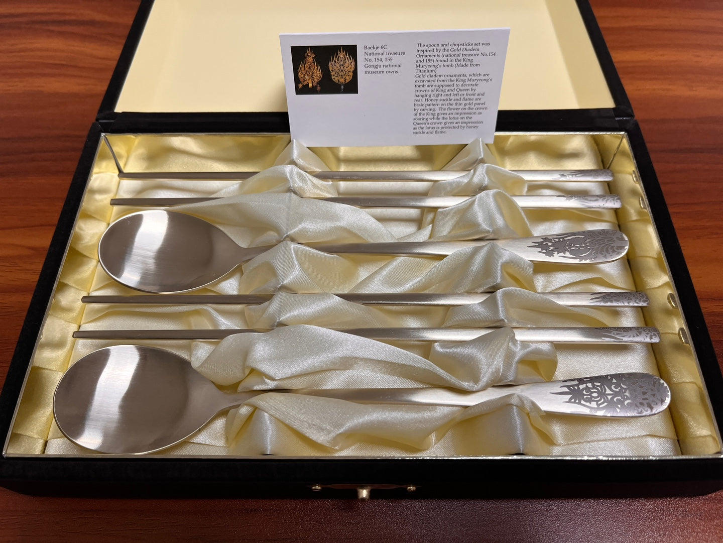 Royal Baekje Spoon & Chopstick Set