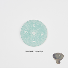 Kim Tae-san Goryeo Celadon Ceramic Coaster – Horseback Cup design variant | PEUM Korean Houseware