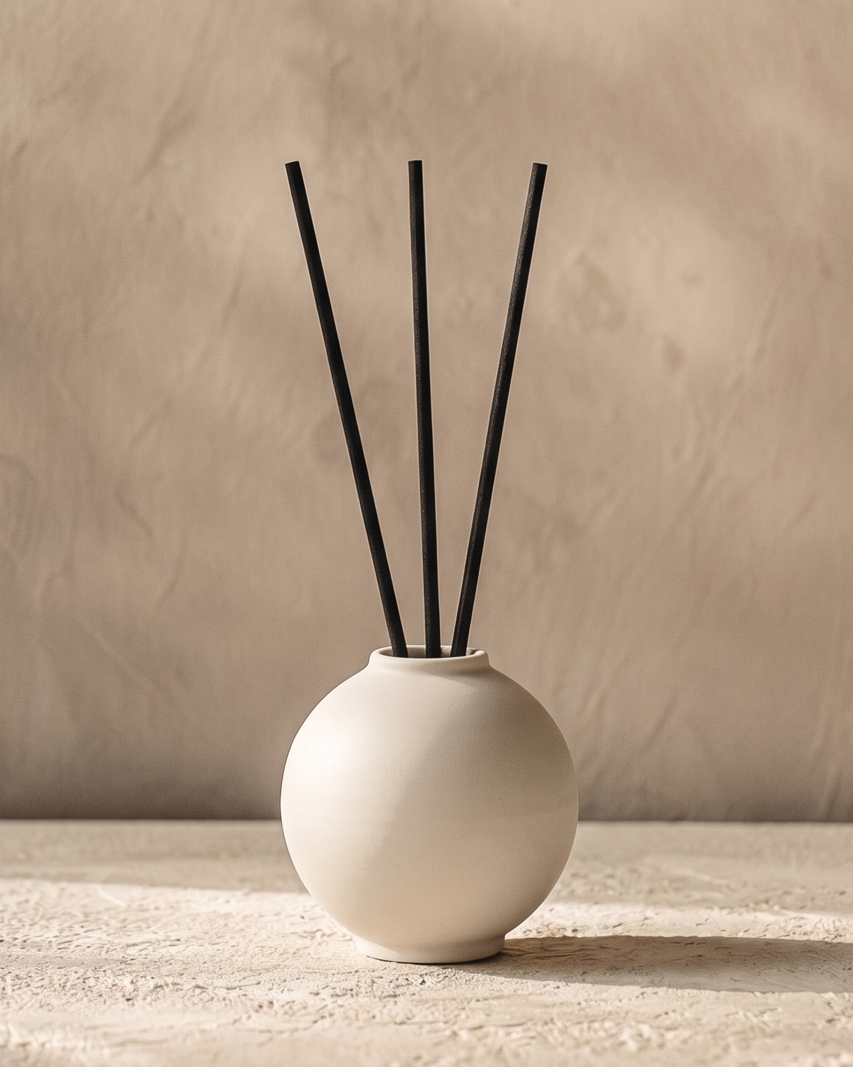 Moon Jar Diffuser Set – Celadon Jar, Living Room Setting | PEUM Korean Houseware