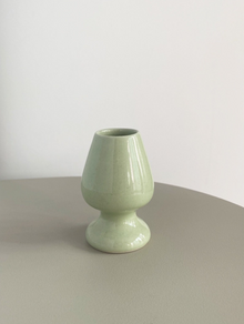 Matcha Whisk Holder by Lim Dongryul – styled on Korean tea tray | PEUM Korean Houseware