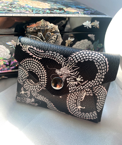 Osaek Mini Card Wallet – Korean Folk Art Edition