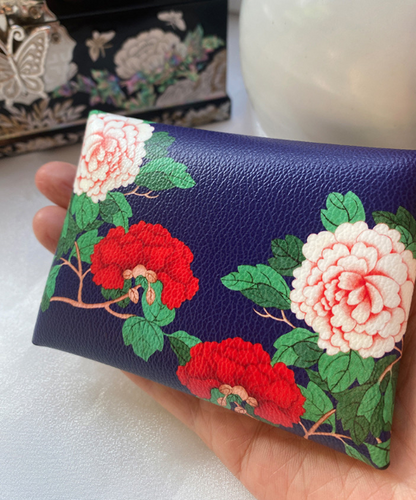Osaek Mini Card Wallet – Korean Folk Art Edition