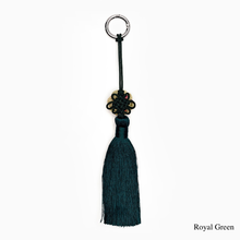 Pumpkin Knot Norigae Monochrome – Scale Reference in Hand | PEUM Korean Houseware