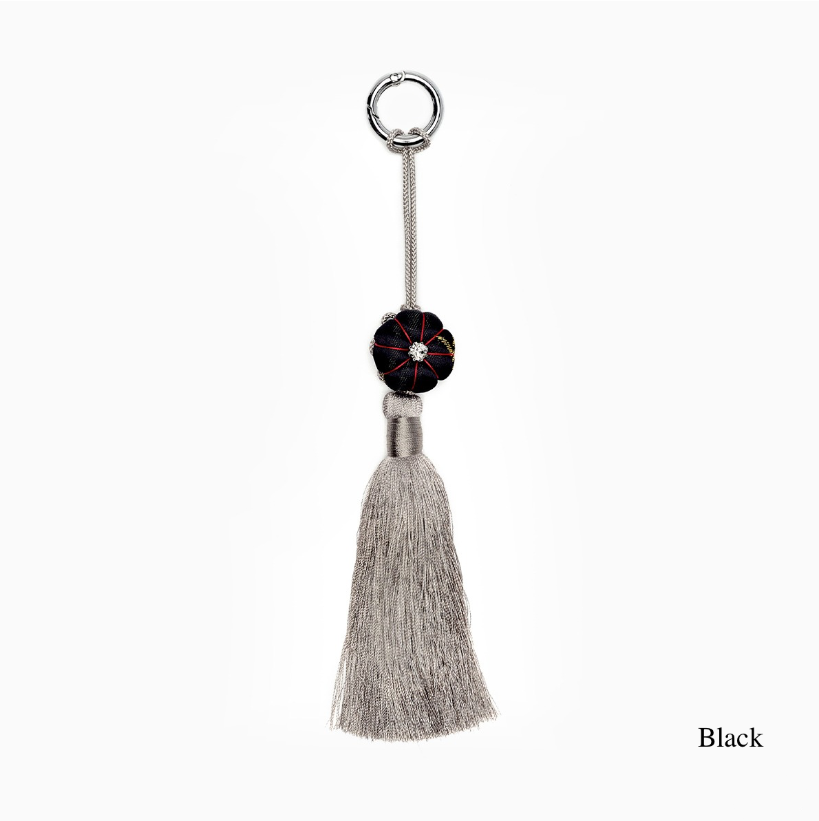 Pumpkin Knot Norigae Monochrome – Worn on Bag Handle | PEUM Korean Houseware