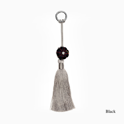 Pumpkin Knot Norigae Monochrome – Worn on Bag Handle | PEUM Korean Houseware