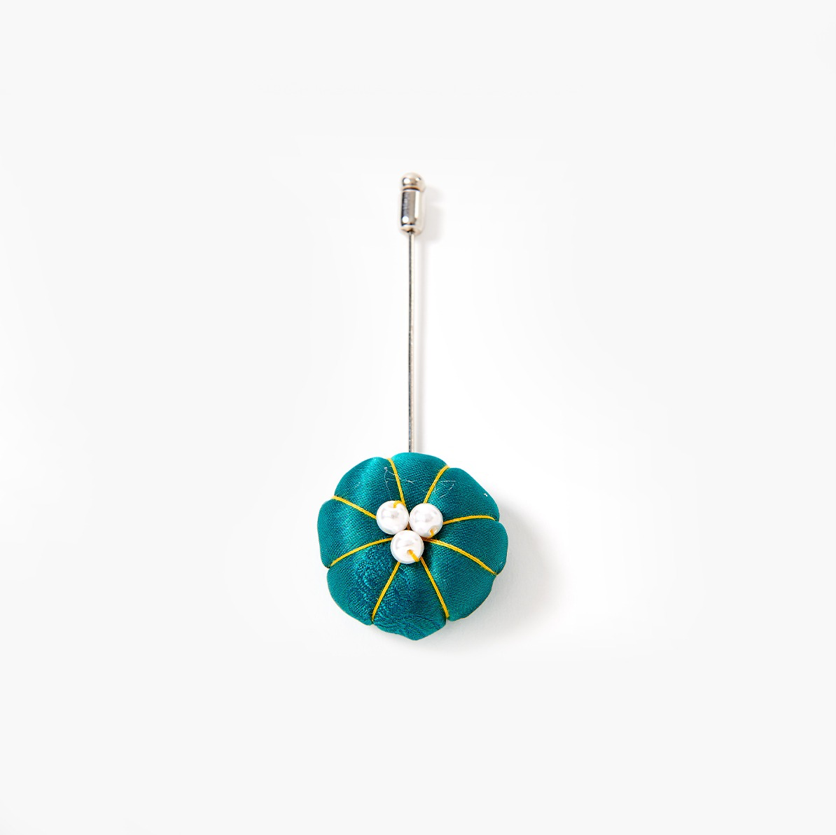 Pumpkin Boutonniere Lapel Pin – Styled on Blazer Lapel | PEUM Korean Houseware