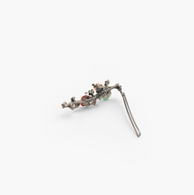 Tricolor Plum Blossom Hairpin – Worn as Hair Accessory, Hanbok Style | PEUM Korean Houseware