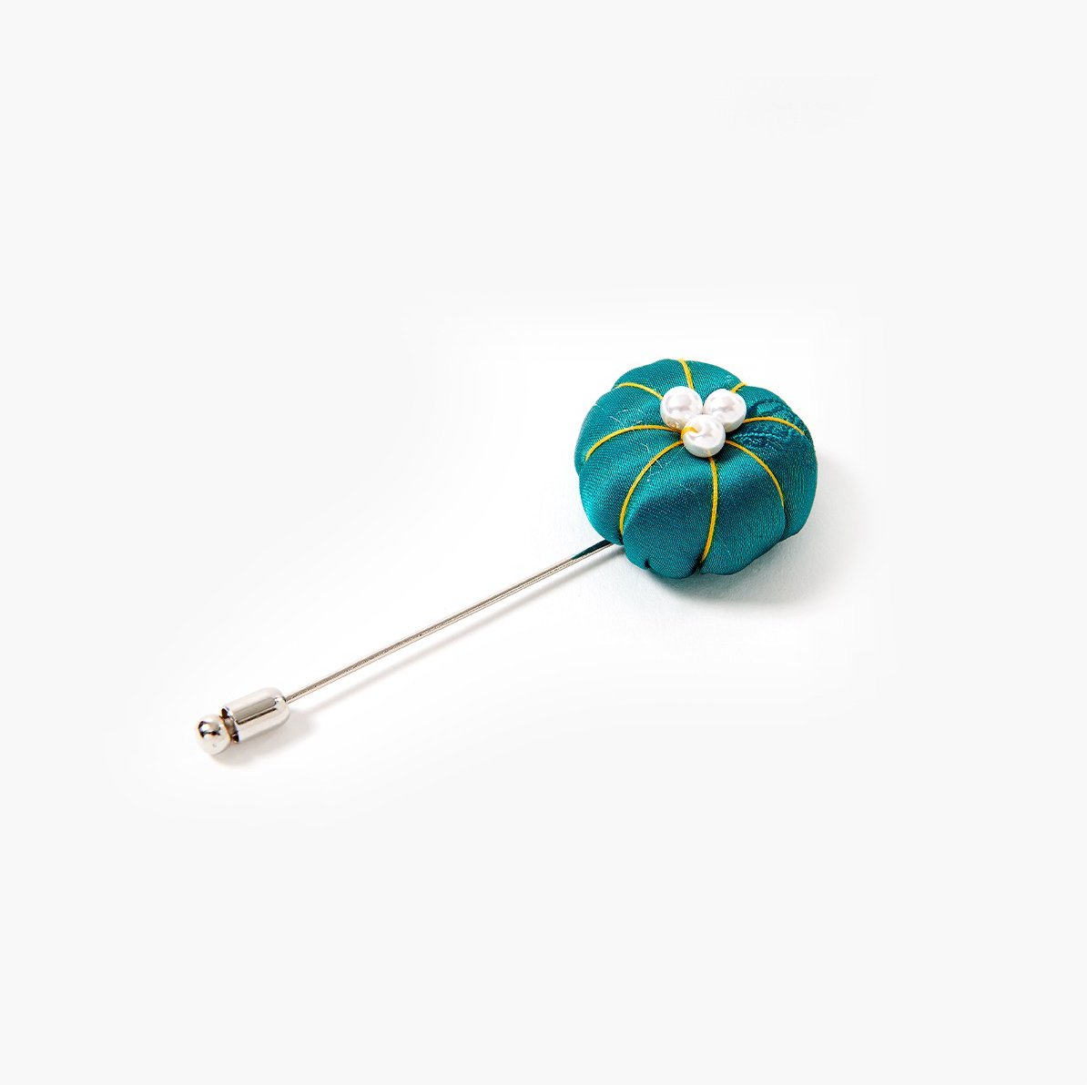 Pumpkin Boutonniere Lapel Pin – Cream Colourway Option | PEUM Korean Houseware