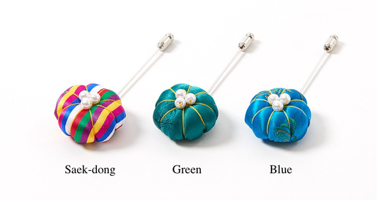 Pumpkin Boutonniere Lapel Pin by Yun Ina – Saekdong Multi-colour | PEUM Korean Houseware