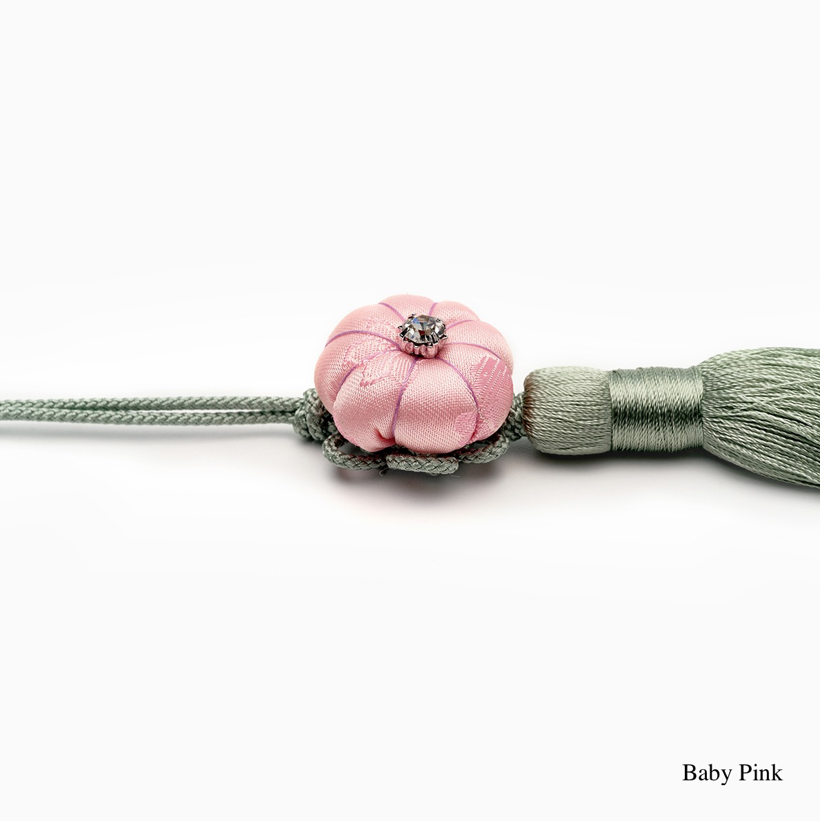 Pumpkin Knot Norigae Monochrome – Burgundy Colourway | PEUM Korean Houseware