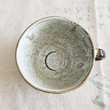 Cheonmok White Latte Cup – Top Profile with Glaze | PEUM Korean Houseware