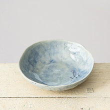 Blue Flower Garden Bowl 17cm – Styled with Noodle Dish | PEUM Korean Houseware