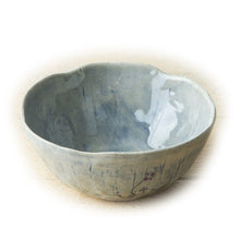 Blue Flower Garden Medium Bowl 13cm – Angled View | PEUM Korean Houseware
