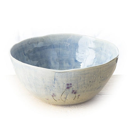 Blue Flower Garden Series - Udon/Noodle Bowl 17.5 cm