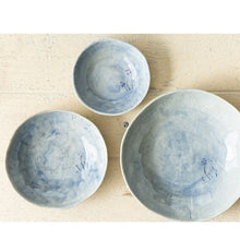 Blue Flower Garden Bowl 15cm – Side Profile showing Depth | PEUM Korean Houseware