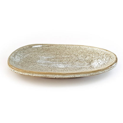 Cheonmok White Oval Side Plate – 19cm