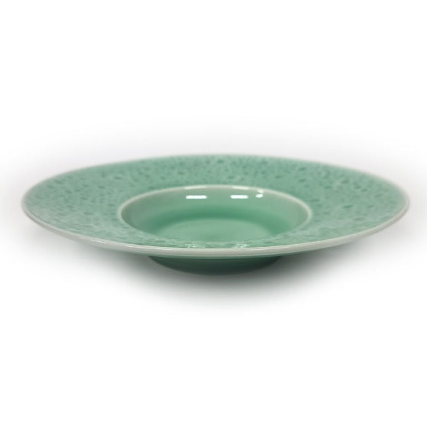 Jade Sky Teardrop Plate – Pasta Serving Setting | PEUM Korean Houseware