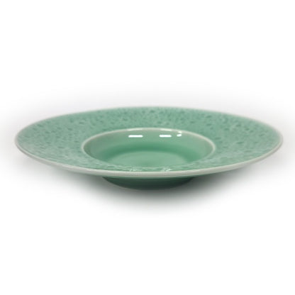 Jade Sky Teardrop Plate – Pasta Serving Setting | PEUM Korean Houseware