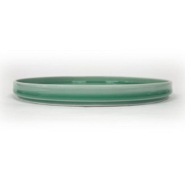 Jade Sky Ripple Medium Plate – Main Course Setting | PEUM Korean Houseware