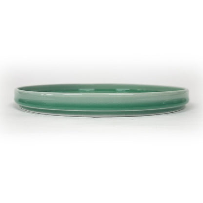 Jade Sky Ripple Medium Plate – Main Course Setting | PEUM Korean Houseware